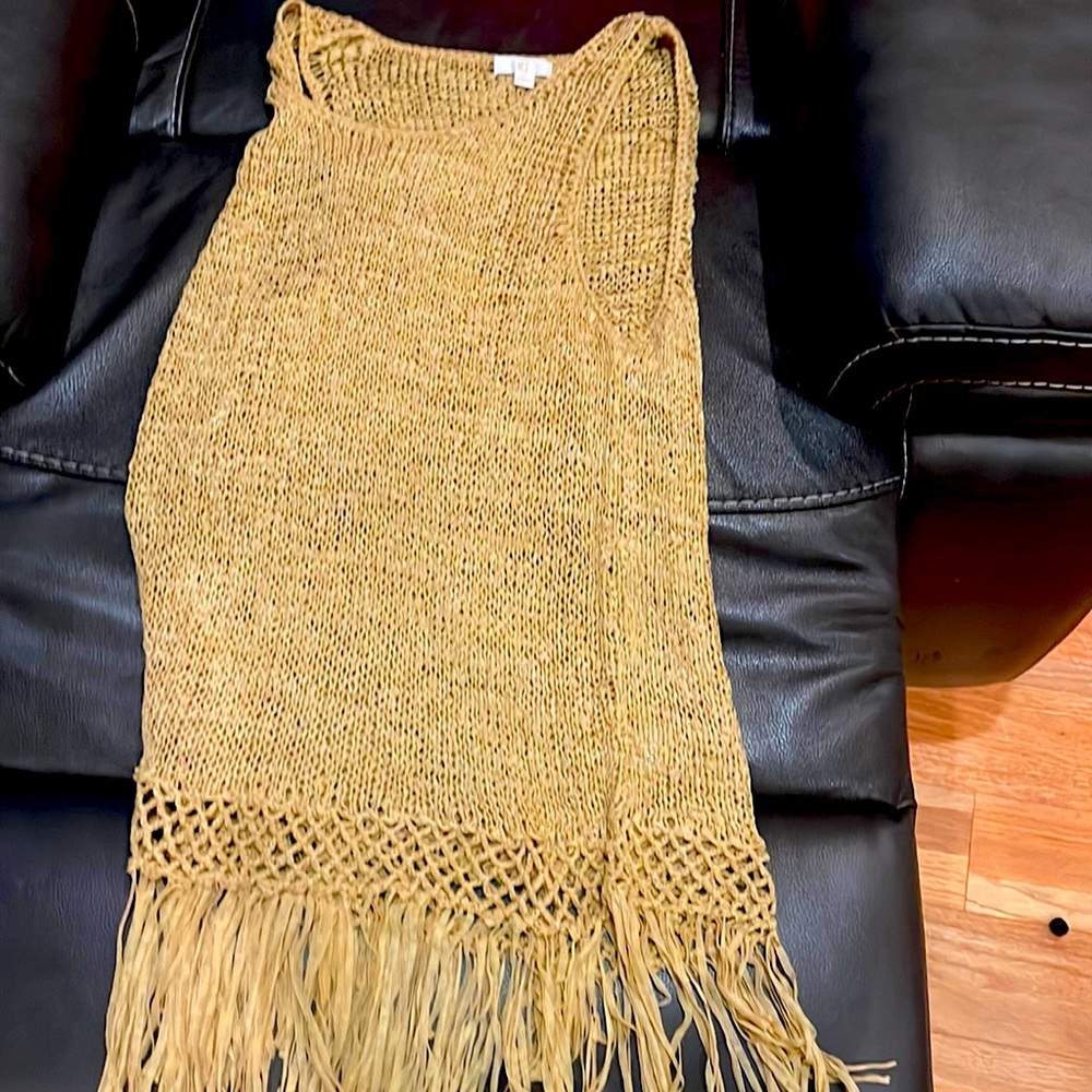 A crochet tank for casual dress